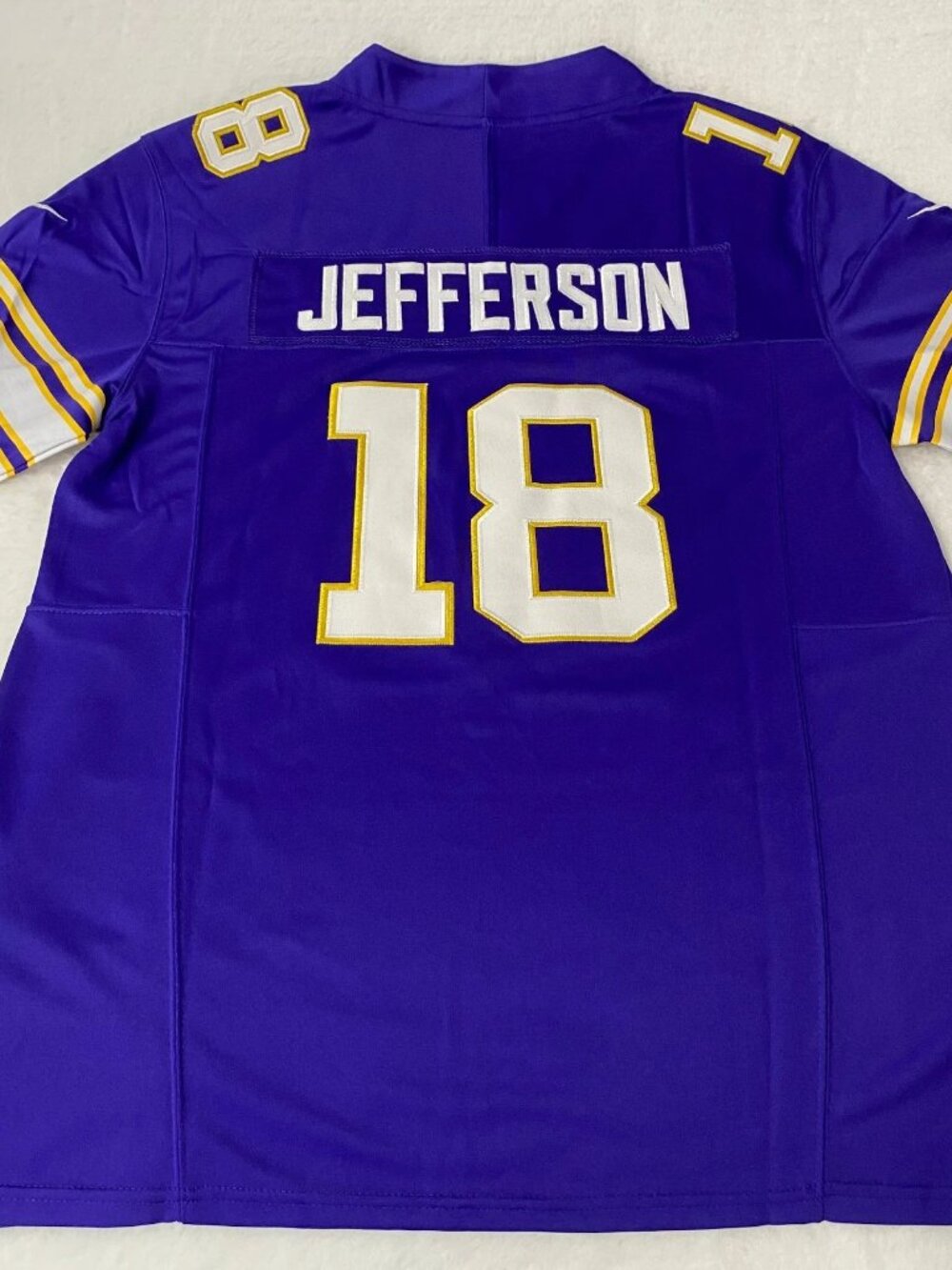 Justin Jefferson Purple Stitched Jersey Vapor